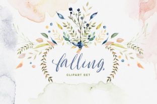 Falling Watercolor Clipart Bundle Review