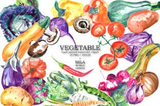 Vegetable Watercolor Clip Art: An Embroidery Review