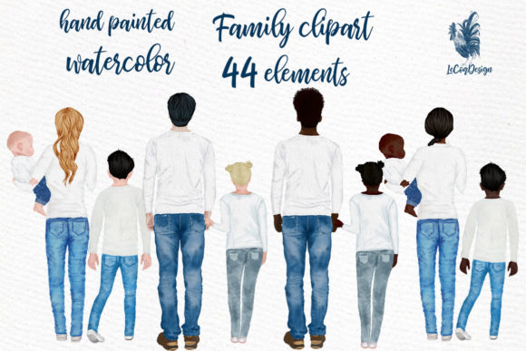 Watercolor Family Clipart: An Embroidery Review