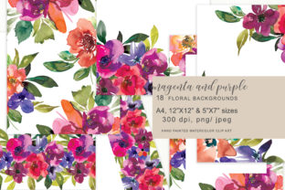 Watercolor Floral Backdrop Illustrations Review