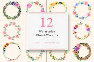 Watercolor Floral Wreaths Vol.1: Illustrations Review