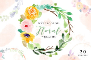 Watercolor Floral Wreaths Vol.2 Review
