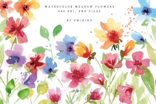 Watercolor Meadow Flowers I: A Designer Review