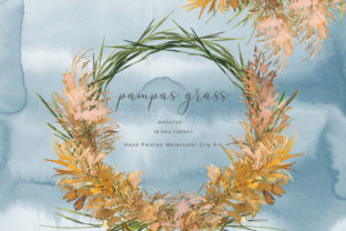 Watercolor Pampas Grass Wreath: Craft Review