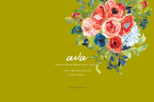 Watercolor Vintage Red and White Flowers Review